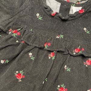 Corduroy baby blouse